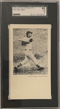 1979 UNITED PRESS INTERNATIONAL TED WILLIAMS BOSTON RED SOX CARD  SGC 60 EX 5