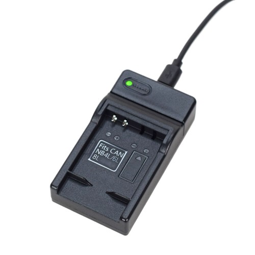 USB Battery Charger For Canon NB-4L CB-2LV CB-2LVE IXUS 100 IS 110 IS 80 IS - Picture 7 of 10