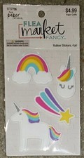 Unicorn 2" 2" Flea Market Embroidered Iron On Patch New