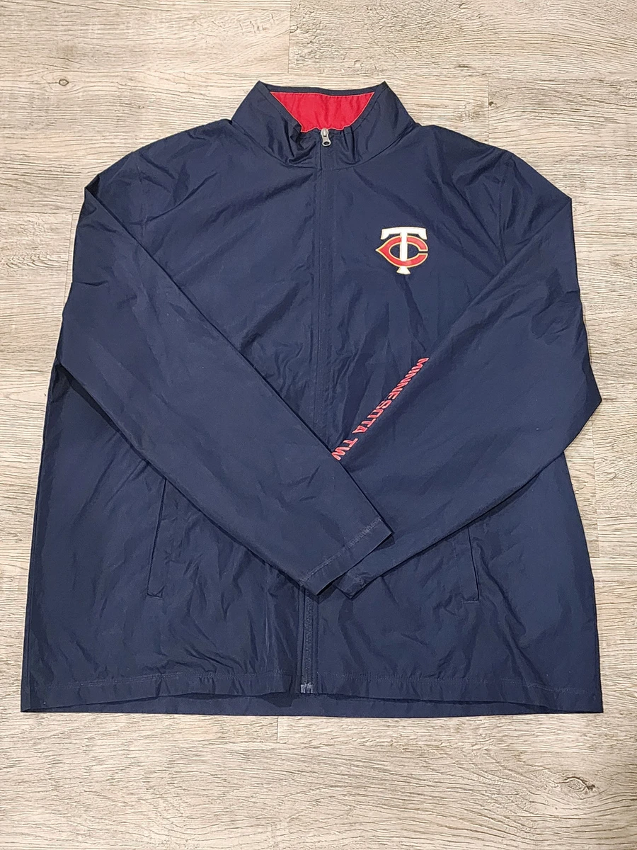 ミネソタ・ツインズ　Majestic　MLB 　ジャケット Men's Minnesota Twins Majestic Navy On-Field Therma Base Thermal