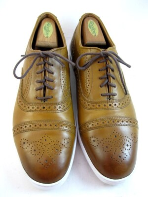 Allen Edmonds ''STRAND''  Men's Casual Oxford Sneakers 9 D  Walnut (359N)