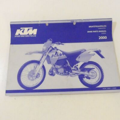 KTM 125 EXE Super Moto Fahrgestell Ersatzteilkatalog Teilekatalog Handbuch 2000