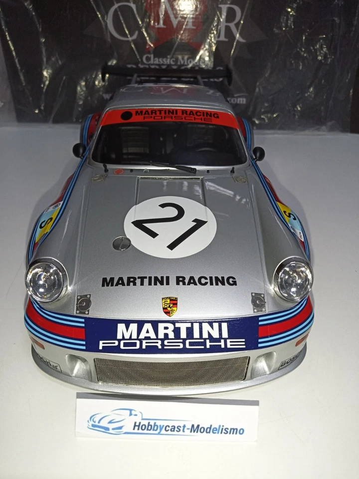 PORSCHE CARRERA RSR TURBO 2.1 MARTINI RACING Nº21 24h LE MANS 1974 CMR12023 1:12 - Imagen 2 de 4