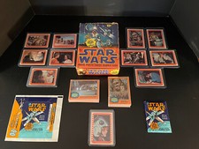 1977 Topps Star Wars Series 5 Complete Card Sticker Box Pack Wrapper Set