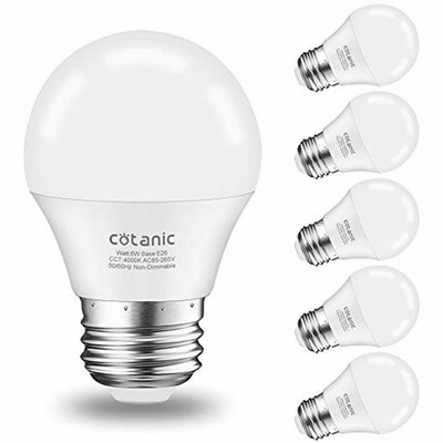 A15 Led Bulb Ceiling Fan Light Bulbs 6w 60w Equivalent 4000k