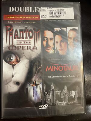 Phantom Of The Opera (Unrated Director's Cut)/ Minotaur Double Feature DVD NEW