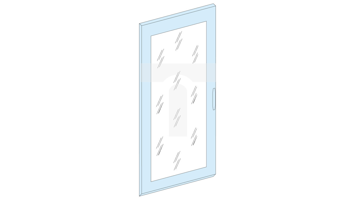 PrismaSet Transparent door 1750x600mm IP55 LVS08339 /T2UK