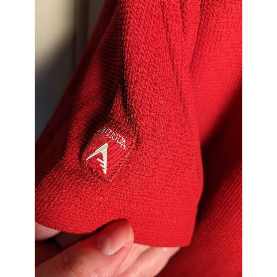 Camisa de vestir para hombre pequeña de los cardenales de San Luis roja antigua con botones corta sl Foto 3 de 4