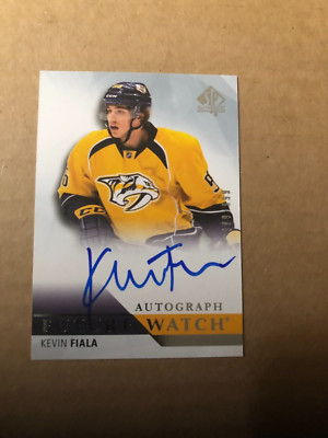 2015-16 SP Authentic #237 Kevin Fiala AU RC 389/999