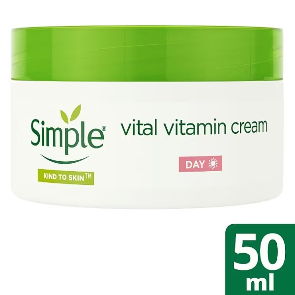 Simple Kind to Skin Vital Vitamin Day Cream 50ml  NEW FAST UK POSTAGE!