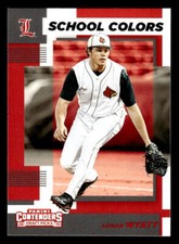 2019 Panini Contenders Draft Picks Collegiate #15 Logan Wyatt School Colors card