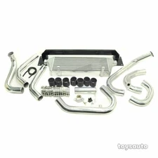 Rev9 FMIC Front Mount Intercooler Kit for Subaru STI WRX 08-14 *GR* EJ25 Turbo