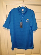 NWT Callaway Opti Dri Blue Short Sleeve Polo Shirt Men's sz XL W/Logo