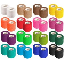 32 Rolls Self Adhesive Bandage Wrap 2 inch Cohesive Bandage Wrap Stretch Band...