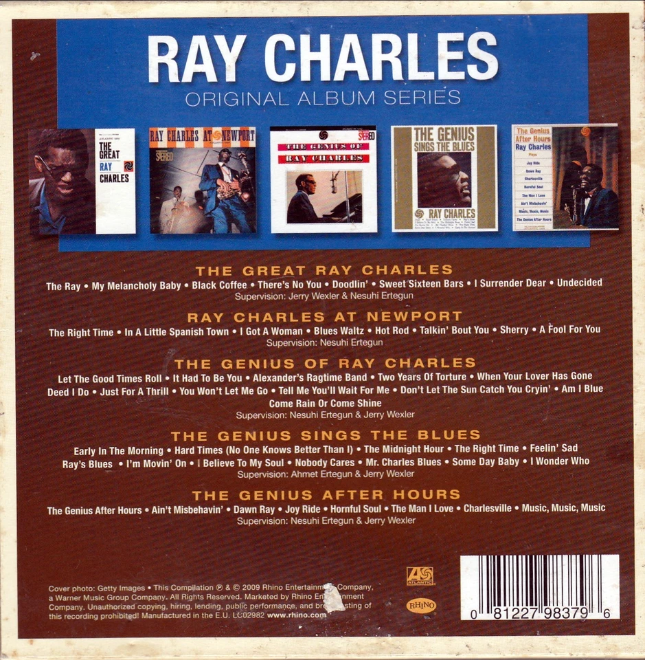 RAY CHARLES Original Album Series 5 x CD Soul - Image 2 of 2