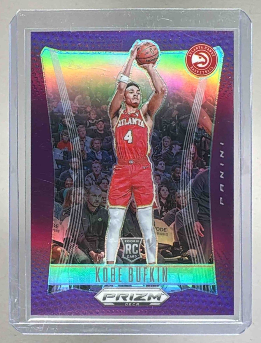 Kobe Bufkin 2023 Panini Prizm Deca #157 Purple Rookie RC /99