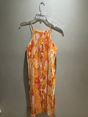 burnt orange sequin dress Push Back Beaded Sequin Mini Dress