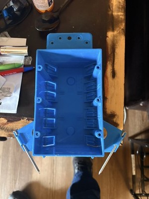  Carlon B344A 3-Gang 44 Cubic Inch New Work PVC Electrical Outlet Box *10 Pack*