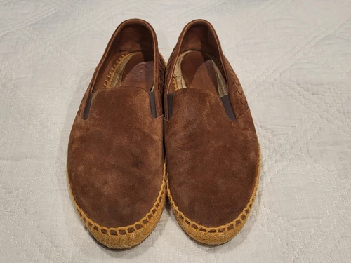 Bottega Veneta espadrillas slip on scamosciate EU 42 US 9 marrone