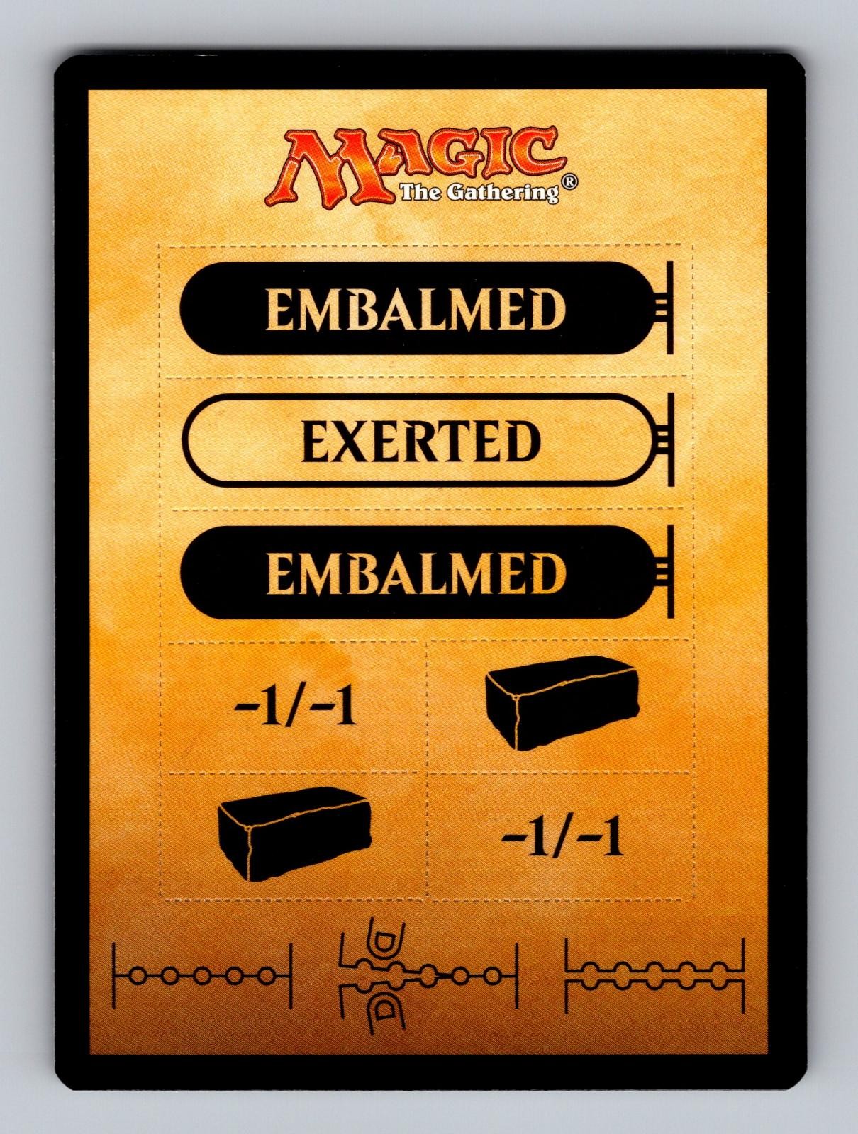 Punch Card Token 0 Token Amonkhet Magic: The Gathering Lightly Played