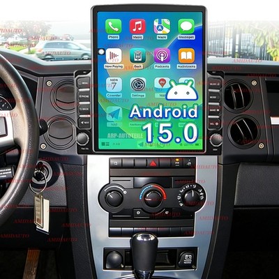9.7'' Android 15 CarPlay Car Radio Radio GPS Camera For Jeep Commander 2008-2011