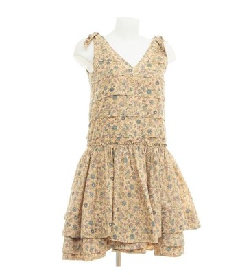 MARC BY MARC JACOBS Damen Kleid Gr. M Sommerkleid Floral Stufen Baumwolle
