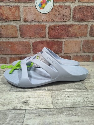 Crocs Kadee II Strappy Women's Size 9 Light Blue Sandals 206756-4JQ NWT