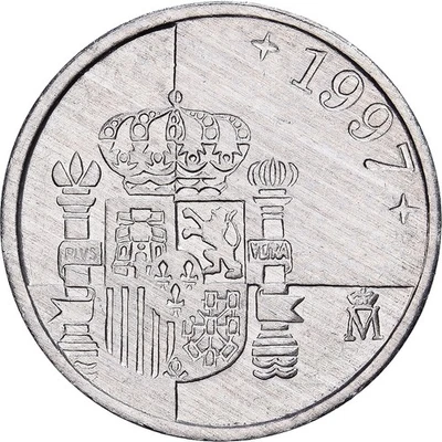 Espagne, Juan Carlos I, Peseta, 1997, Madrid, Aluminium, SUP, KM:832 - Photo 1/2
