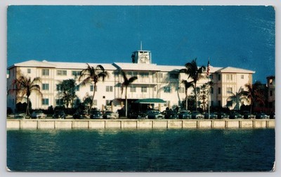 Lago Mar Hotel White Multi-story Building Fort Lauderdale Florida Postcard