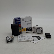 Olympus VR 325 Digital Camera Damage Spares or Repairs Boxed Manual Untested