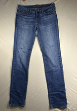 Levi  s Slight Curve Mid Rise Slim Jeans Women's 6/28 Blue Stretch Medium Wash