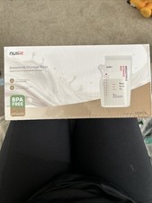 Nuliie Silicone Breastmilk Storage Bags 120 Count Breastmilk Bags
