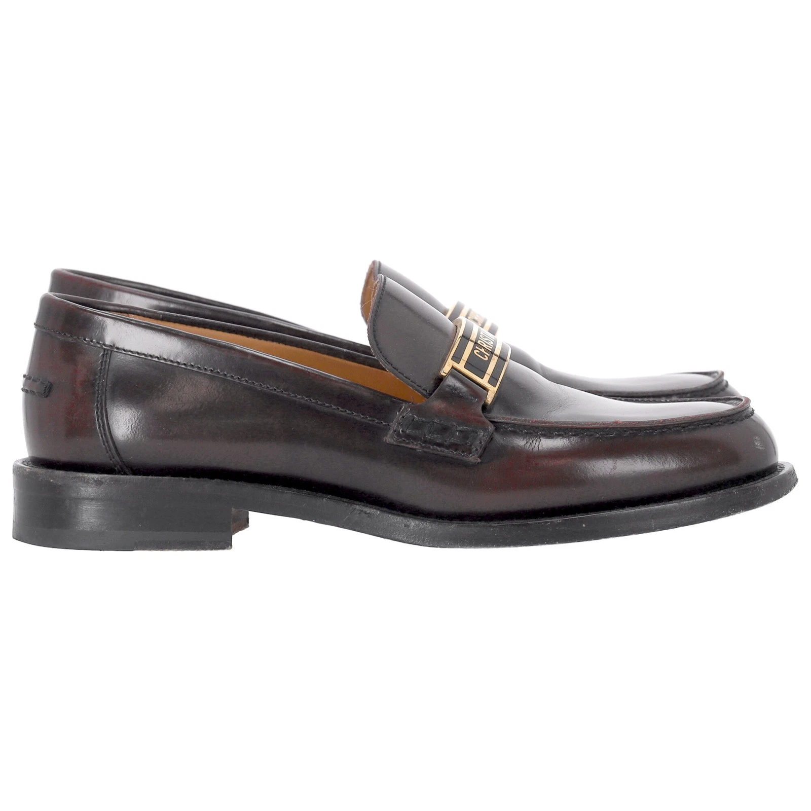 Mocassins Dior Code en cuir marron femme marron 38