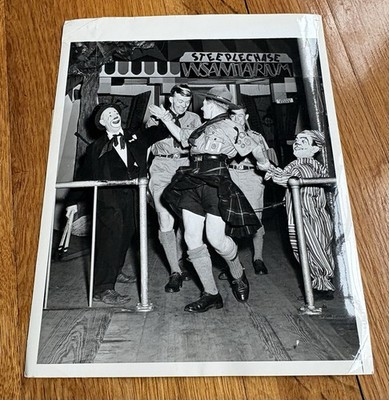 1942 Coney Island Gay Interest Photo Steeplechase Park Blowhole Clowns