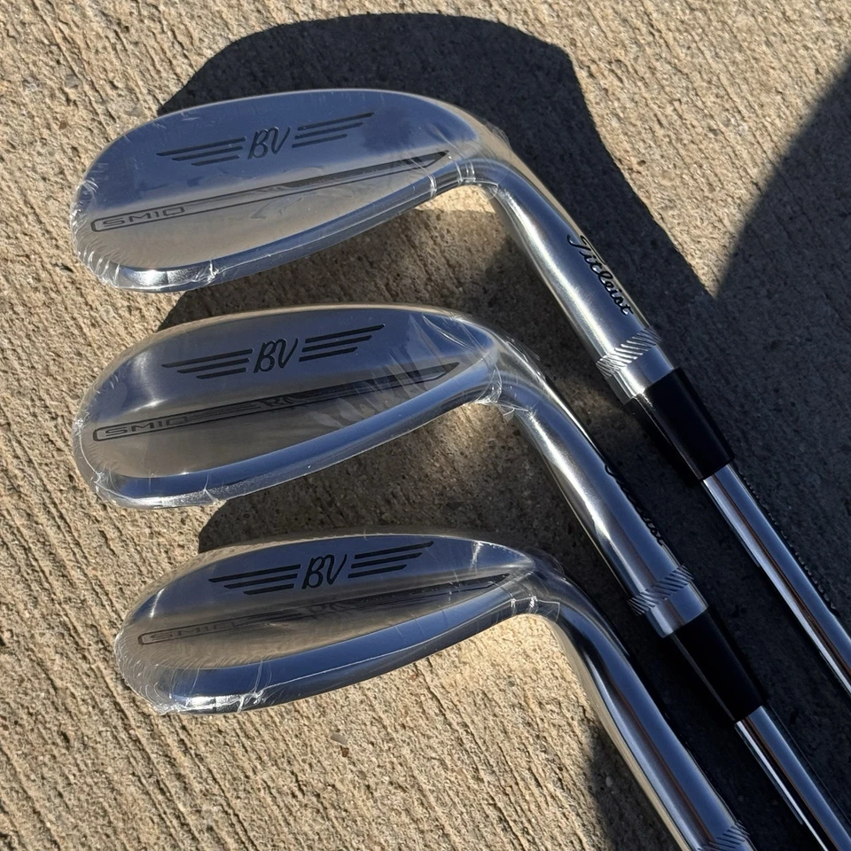 Новый Titleist Vokey SM10 хром 3 веджа комплект 52.08F, 56.10S, 60.04T BV ведж гибкий - Изображение 2 из 4