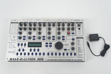 Quasimidi Rave-O-Lution 309 Synthesizer Drum Machine Sequencer w/ 100-240V PSU