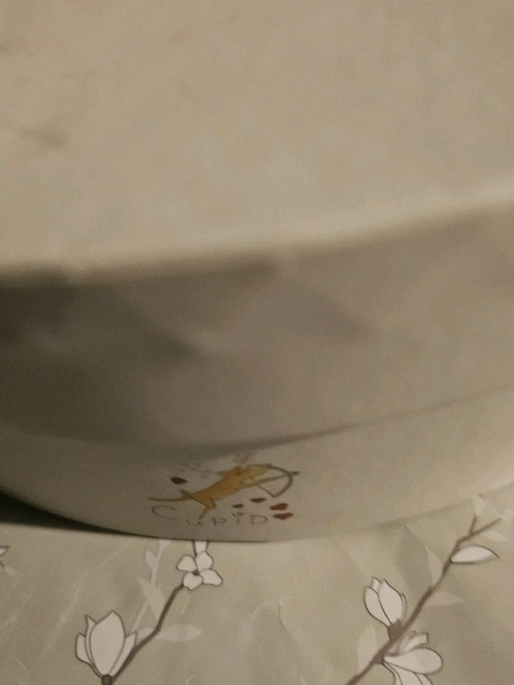 Juego de 4 platos de reno de granero de cerámica vintage Foto 4 de 4