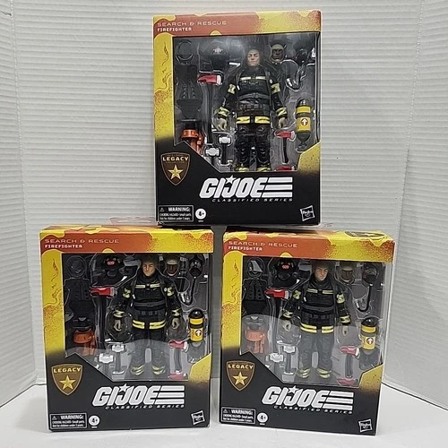 Hasbro GI Joe Classified Legacy Collection Search & Rescue Firefighter 6" Set 3