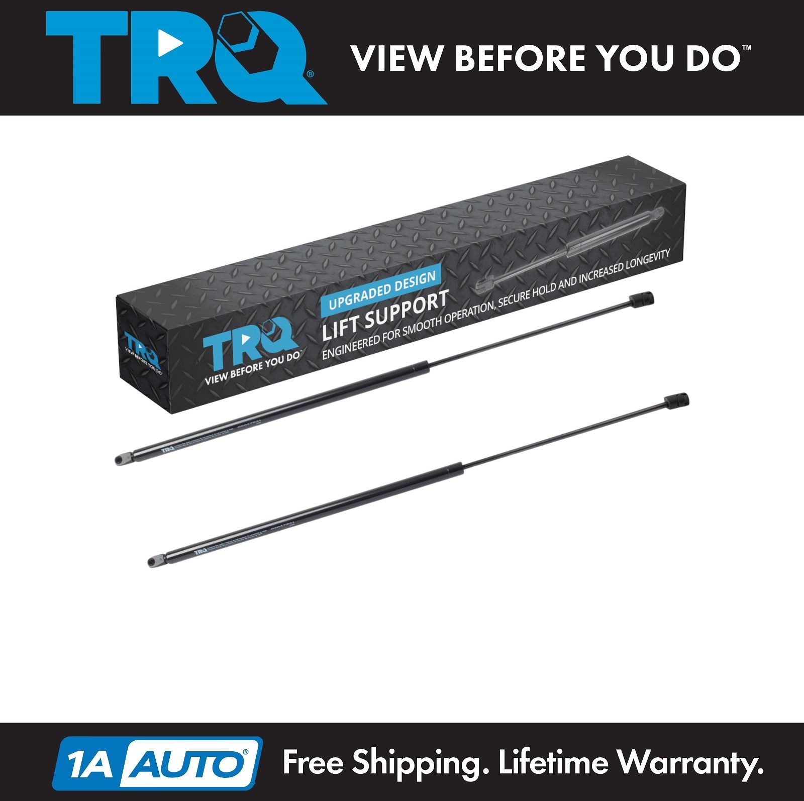 TRQ Hood Lift Support Set For 2016-2018 Lincoln MKX 2019-2021 Nautilus