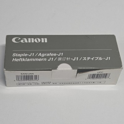 Genuine Canon Staple J1 Staple Cartridge Refill Set 6707A001 Open Box Made in...