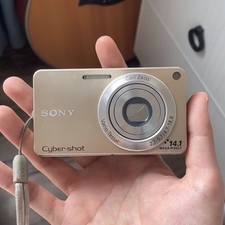 Sony Cyber-shot DSC-W350 14.1MP Digital Camera 4x Optical Zoom Panorama HD Gold