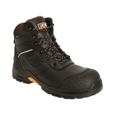 JCB Fastrac Mens Black Work Safety Composite Toe Midsole Ankle Boots