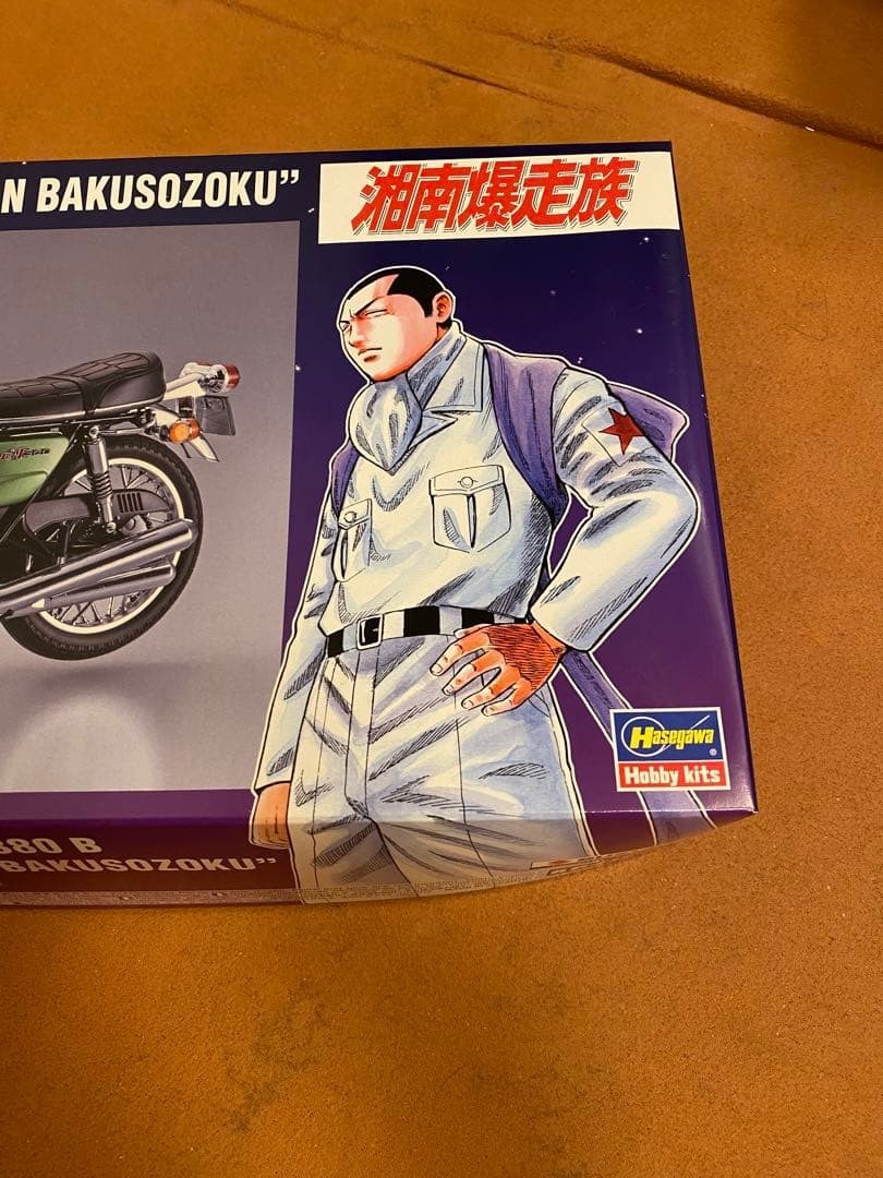 Hasegawa Suzuki GT380B Shonan Bakusozoku Motorcycle Model Kit