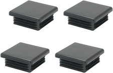 2 Inch 50 mm Square Plastic Plugs Tubing End Caps for 2 4 Pack