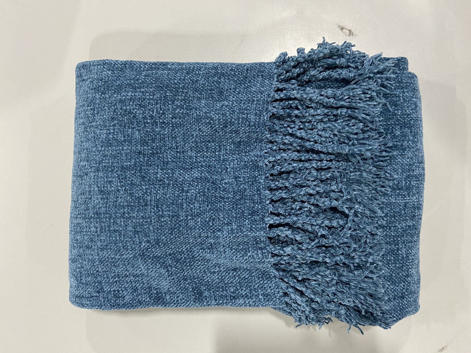 МЯГКОЕ ПОКРЫВАЛО ИЗ СИНЕЛИ BOURINA - 50 X 60 - СИНИЙ