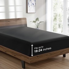 Twin XL Fitted Sheet Only - Hotel Quality Ultra Soft  Breathable Brushed Mic...