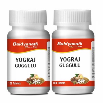 Baidyanath Yograj Guggulu 100 Tabs (Pack of 2)