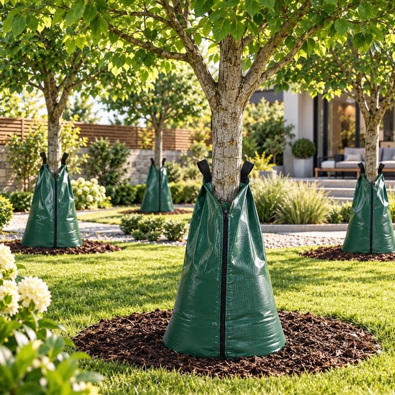 Tree Watering Bags 75 L Each Slow Release Irrigation Bags for Newly ...