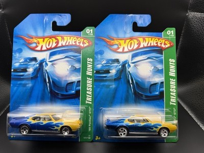 2006 Hot Wheels 69 Pontiac GTO STH with Regular TH Set! W/ Protectors