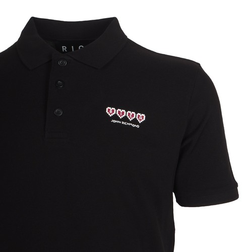 John Richmond Men's Polo Shirt Size S Collared Neck HMP25038PO RRP: 120 EUR - Picture 2 of 8